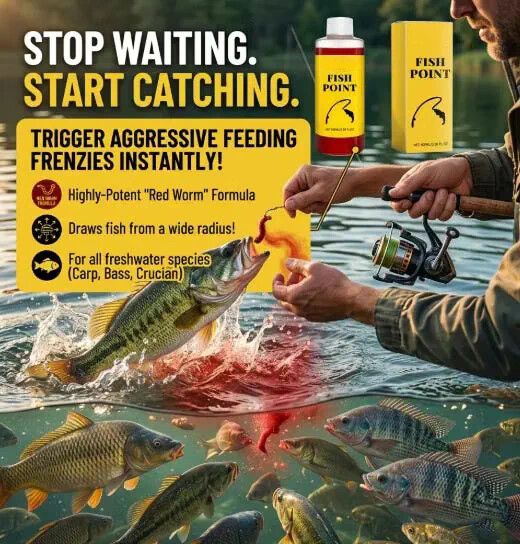Fishing Attractant Liquid 🎣 | Powerful Red Worm Scent Formula to Catch More Fish in Freshwater