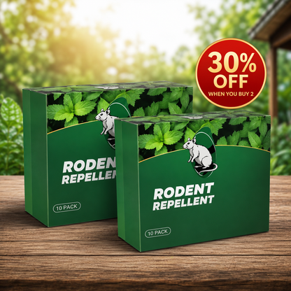 Natural Peppermint Oil Mouse Repellent Pouches 🐭 | Safe Rodent Control for Home & Garden Protection