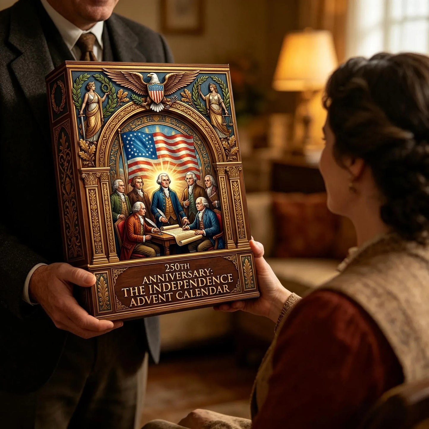 🇺🇸 LAST CHANCE — 250th ANNIVERSARY EDITION 🎖️ The Independence Advent Calendar 24 Days. 24 Stories. One Nation.