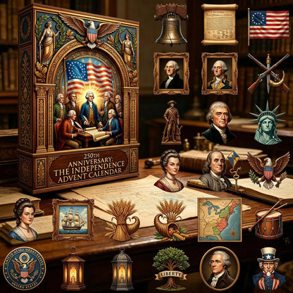 🇺🇸 LAST CHANCE — 250th ANNIVERSARY EDITION 🎖️ The Independence Advent Calendar 24 Days. 24 Stories. One Nation.