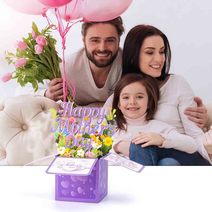 🔥 LAST DAY 50% OFF 💐 Magic 3D Pop-Up Floral Greeting Card 💖 Not just a card — a moment she’ll remember.