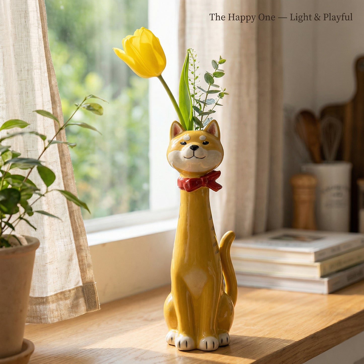 Not Just a Vase — A Little Dog That Keeps You Company