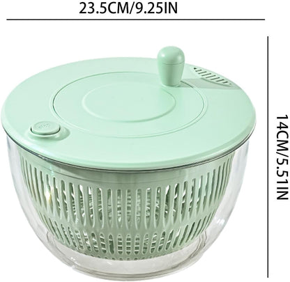 Large Salad Spinner with Pump Handle 🥗 | Wash, Dry & Serve Fresh Greens in Seconds