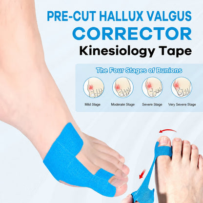 Hallux Valgus Relief Tape 👣 | Comfortable Toe Alignment Support for Daily Walking & Foot Care