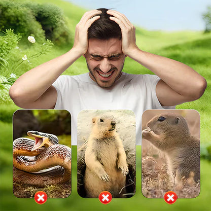 Solar Mole & Pest Repellent Stakes 🌿 | Keep Your Garden & Lawn Free from Burrowing Animals