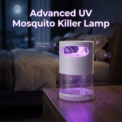 USB Mosquito Killer Lamp 🦟 | Quiet UV Bug Trap for Bedroom, Home & Outdoor Use