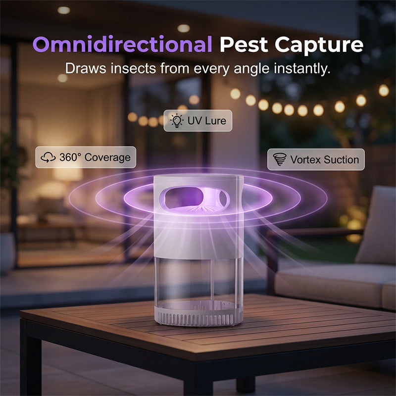 USB Mosquito Killer Lamp 🦟 | Quiet UV Bug Trap for Bedroom, Home & Outdoor Use